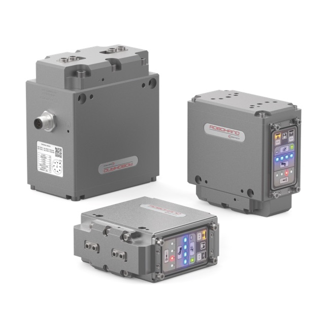  eRDH grippers integrate 4 teachable sensors, speed control, force control, and internal or external grip settings.