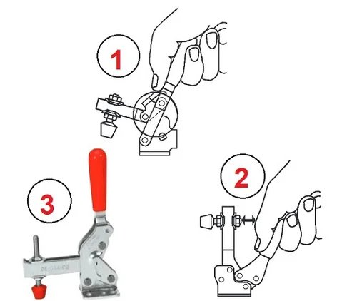 manualclampsafetyfeaturedistanceandredhandle